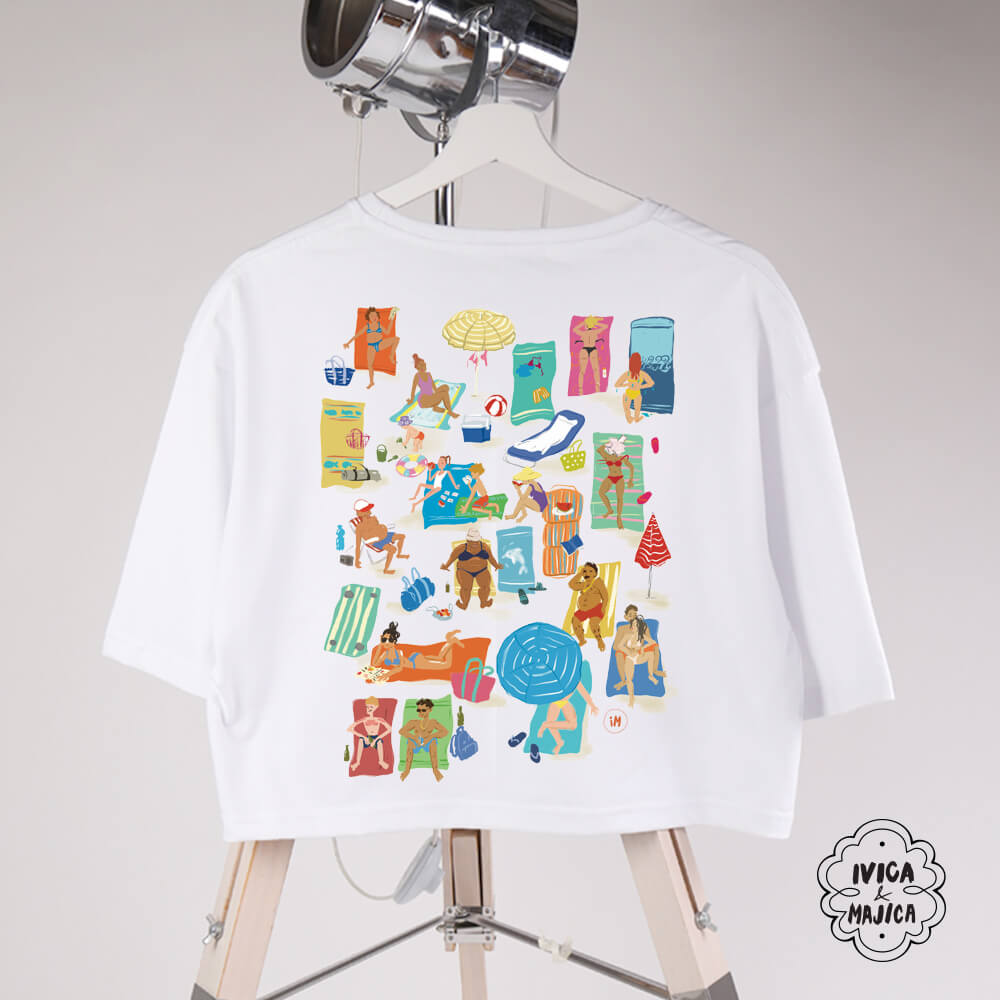 Važi na plaži – Crop top