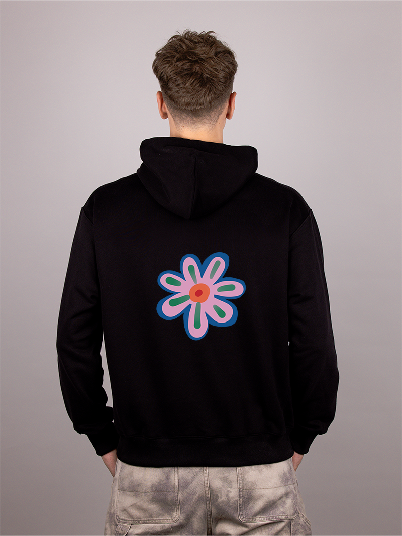 Kita cveća - Muški duks sa kapuljačom