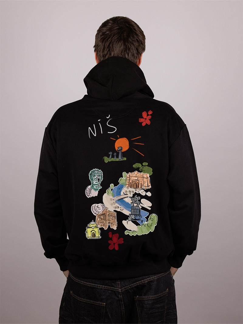 Niš - Muški duks sa kapuljačom