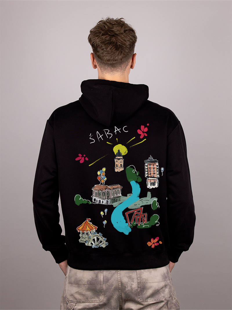 Šabac - Muški duks sa kapuljačom