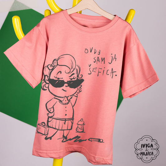 Ovde sam ja šefica – Dečija majica