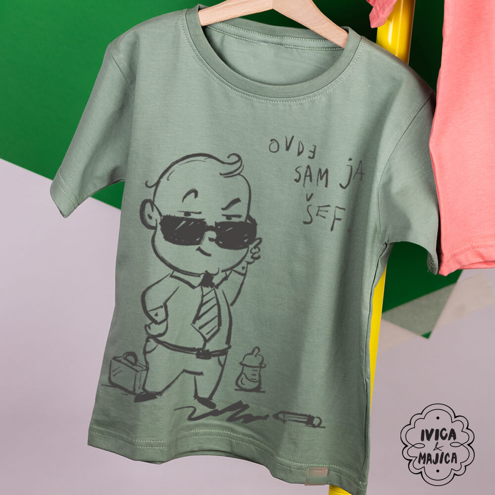 Ovde sam ja šef – Dečija majica