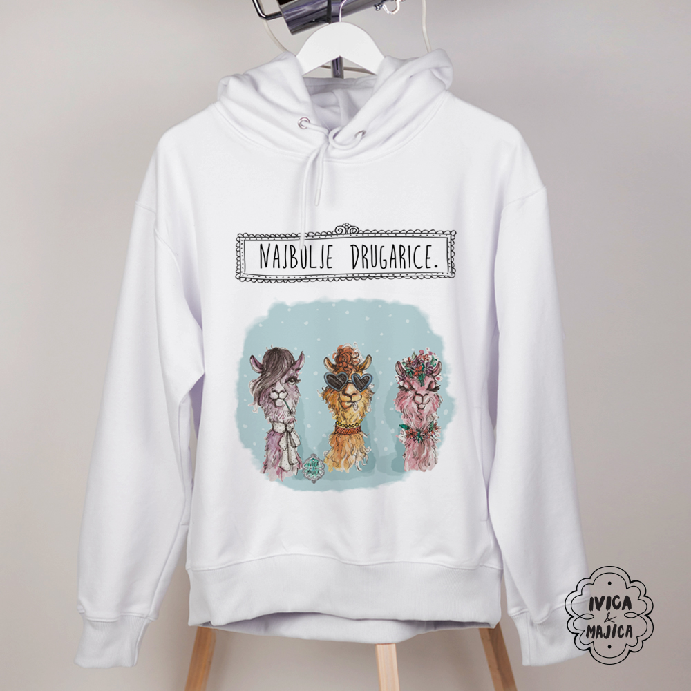 Najbolje drugarice - Ženski duks sa kapuljačom