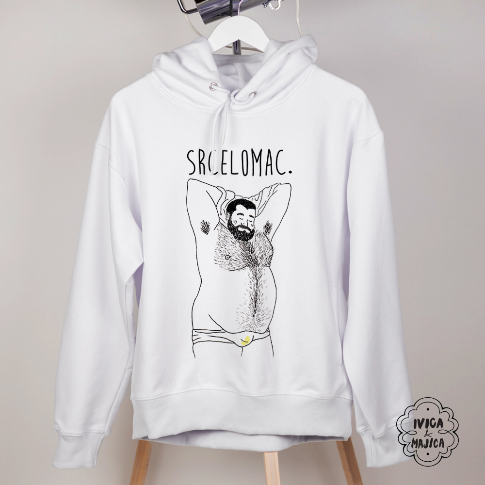 Srcelomac - Muški duks sa kapuljačom