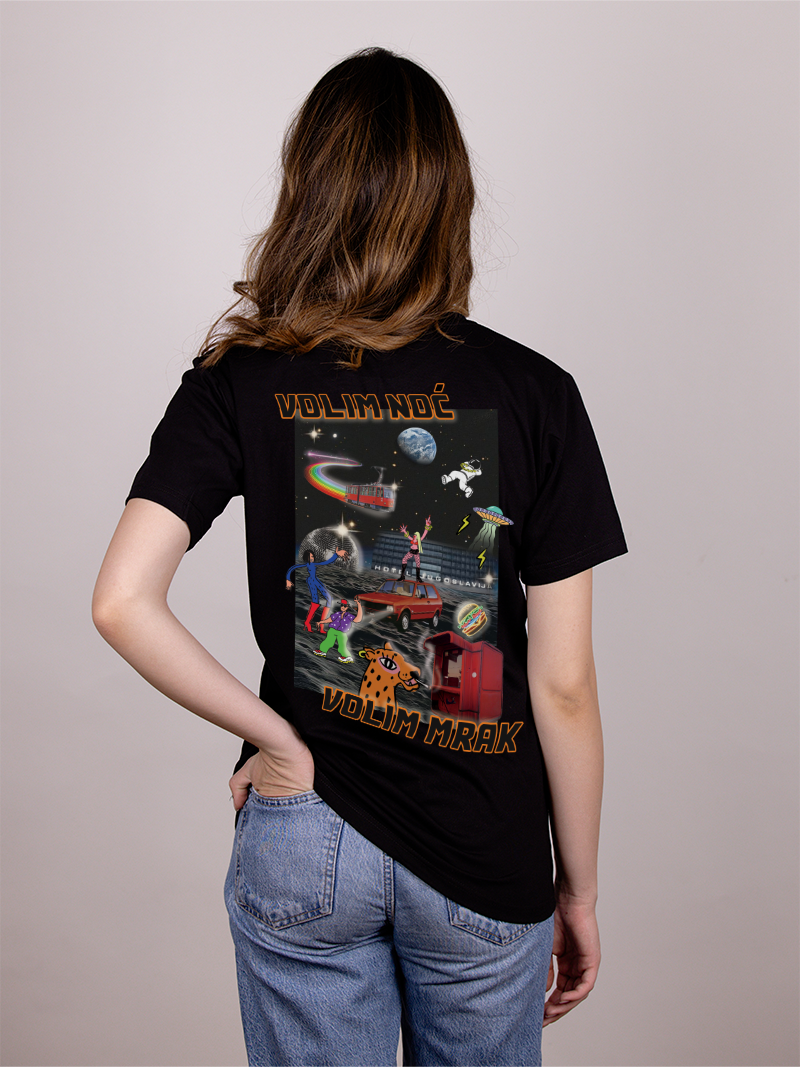 Volim noć volim mrak - Ženska majica