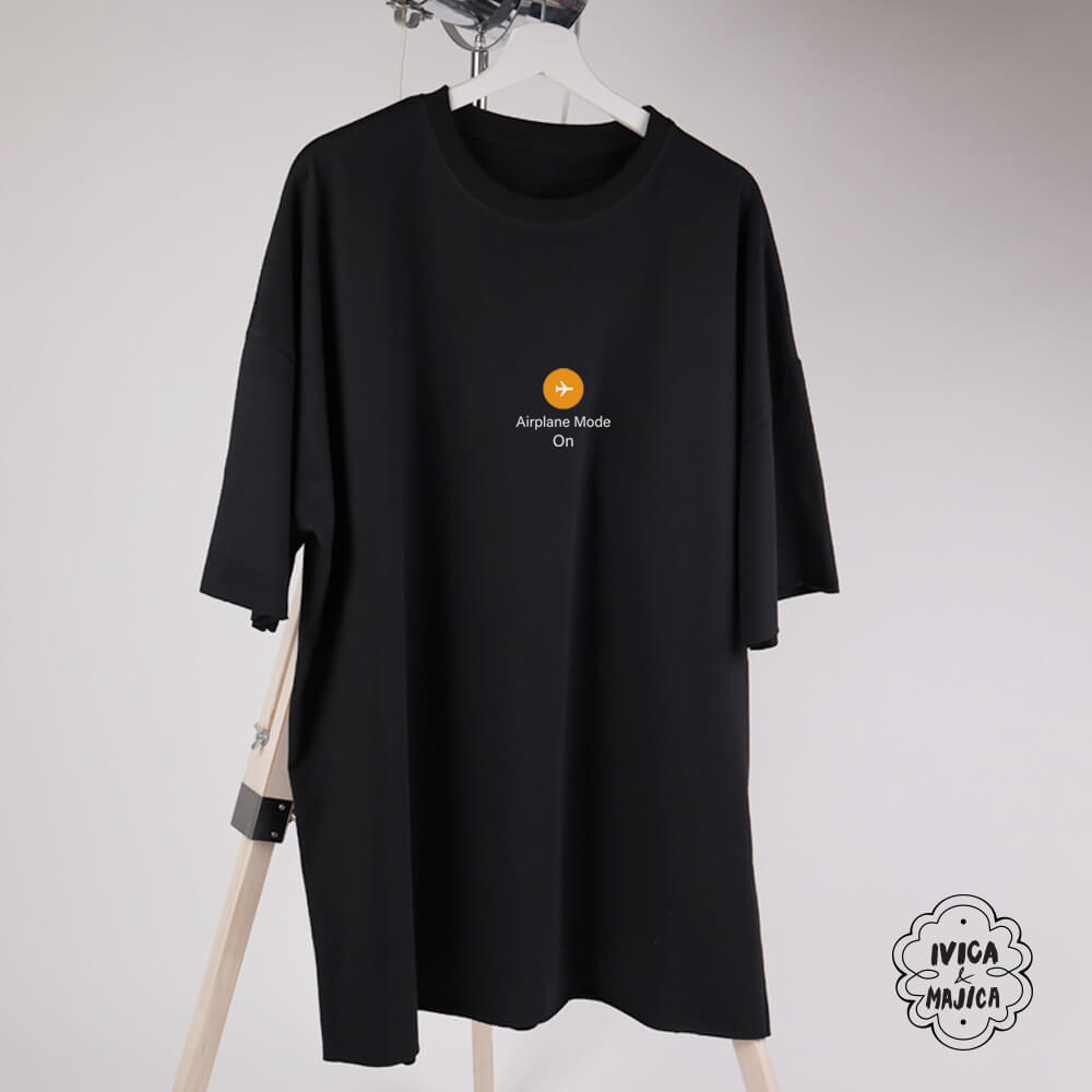 Airplane mode – Muška oversize majica