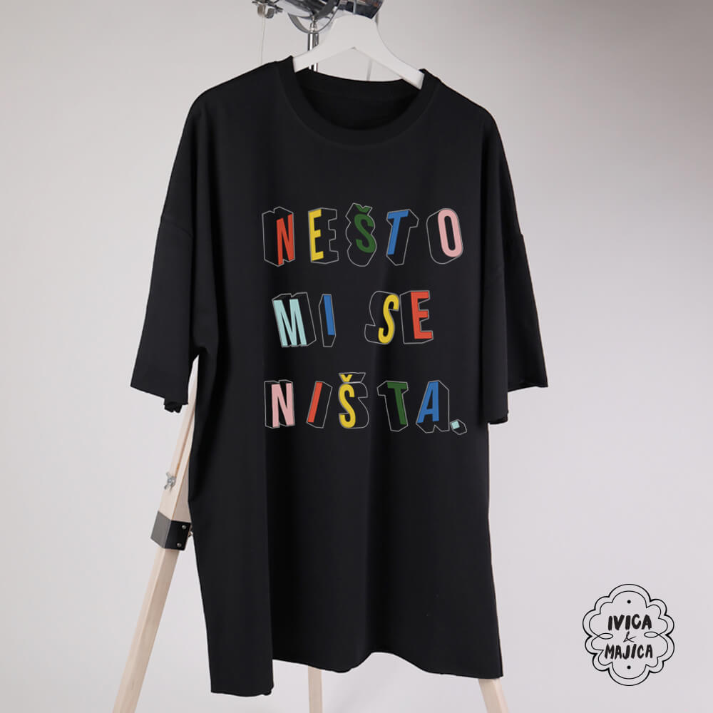 Nešto mi se ništa – Muška oversize majica