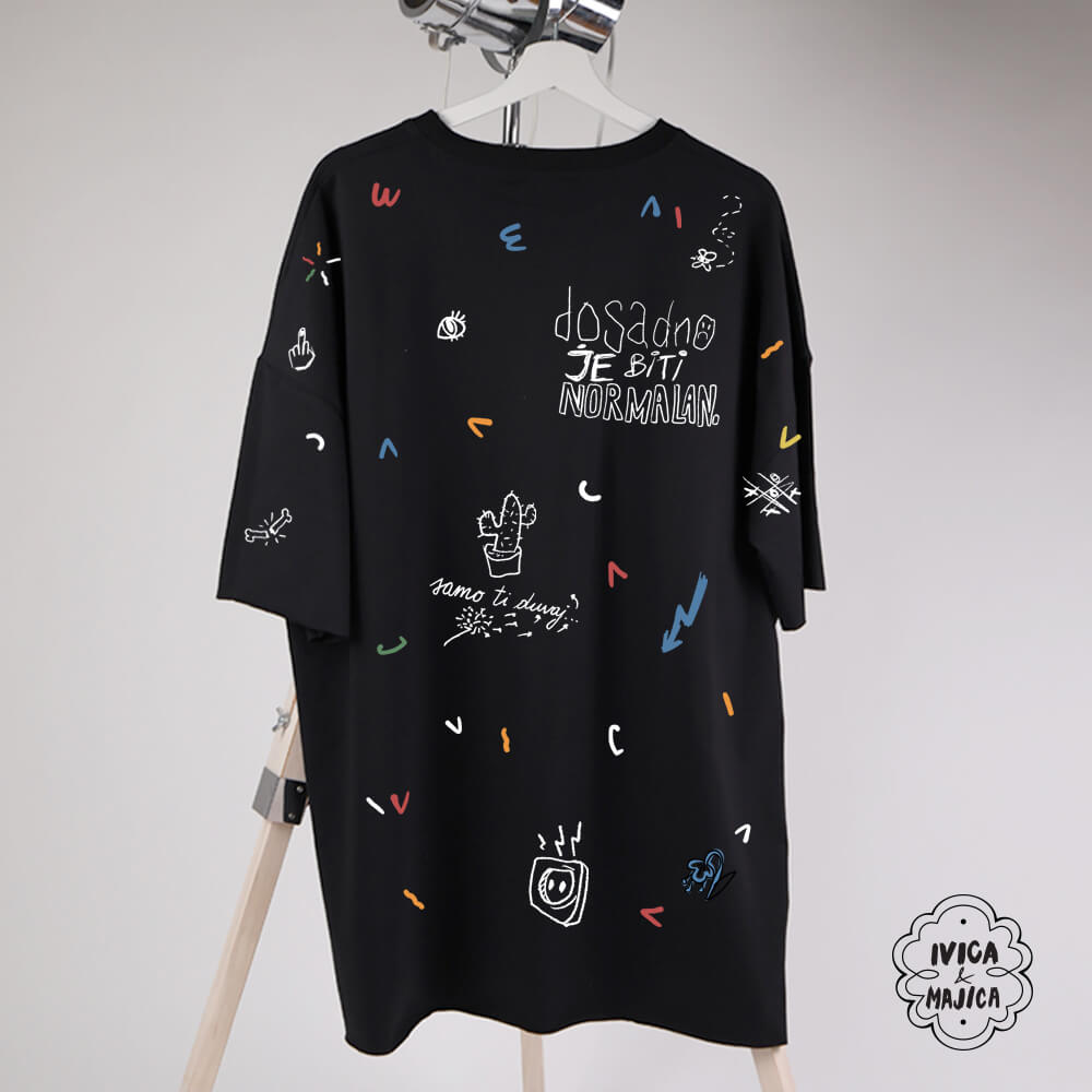 Zašto me svi čudno gledaju – Ženska oversize majica