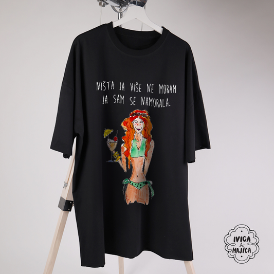 Ništa ja više ne moram - Ženska oversize majica