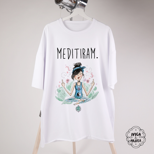 Meditiram - Ženska oversize majica