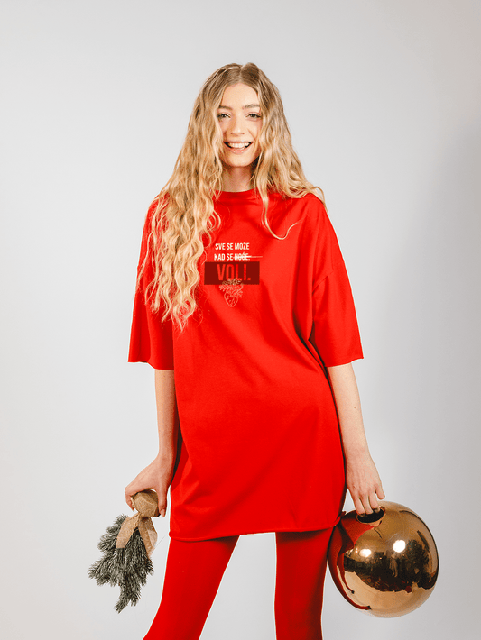 Sve se može kad se voli – Ženska oversize majica