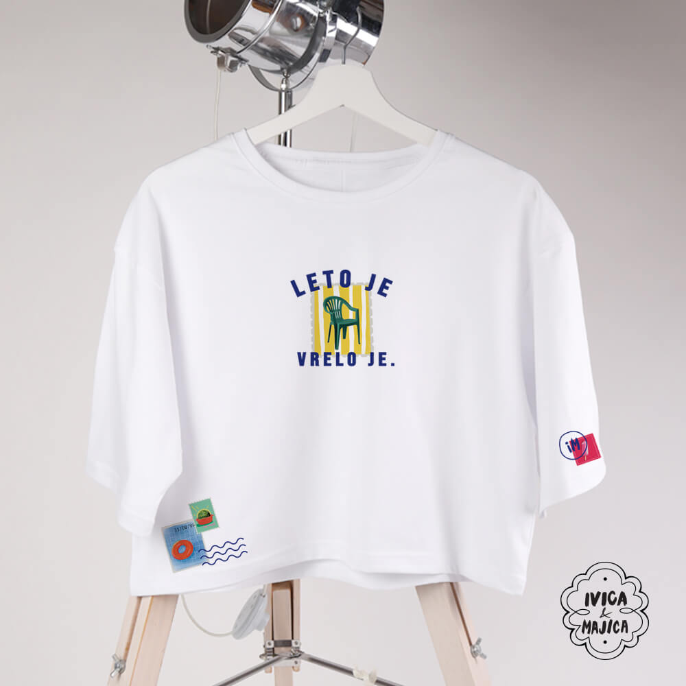 Leto je vrelo je – Crop top