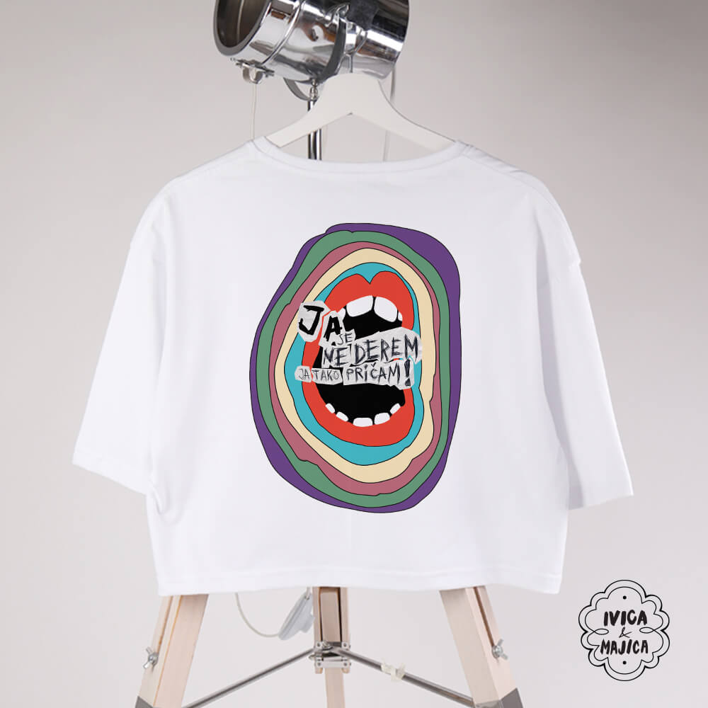 Ja se ne derem ja tako pričam – Crop top