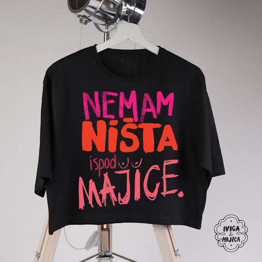 Nemam ništa ispod majice – Crop top