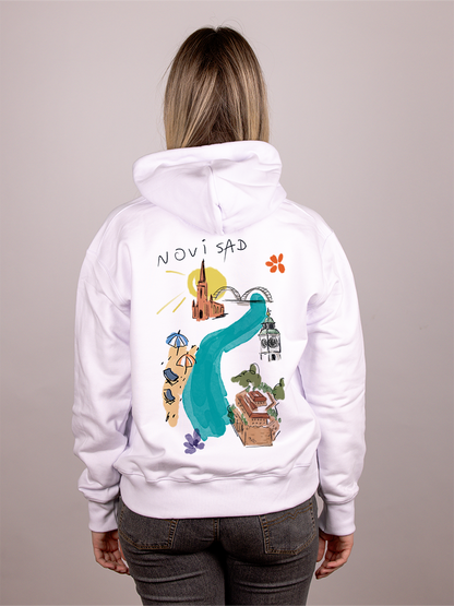 Novi Sad - Ženski duks sa kapuljačom