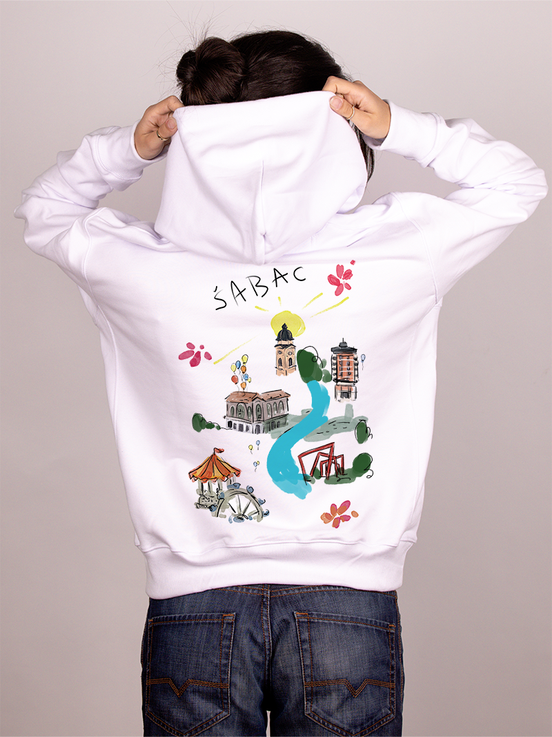 Šabac - Ženski duks sa kapuljačom