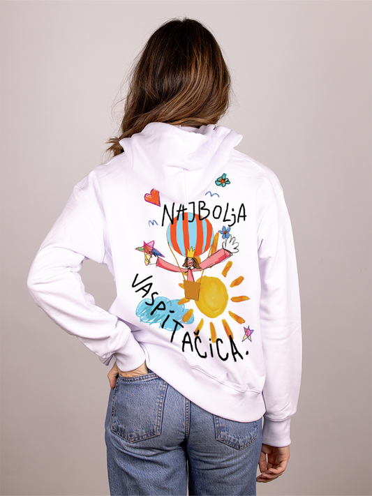 Vaspitačica - Ženski duks sa kapuljačom