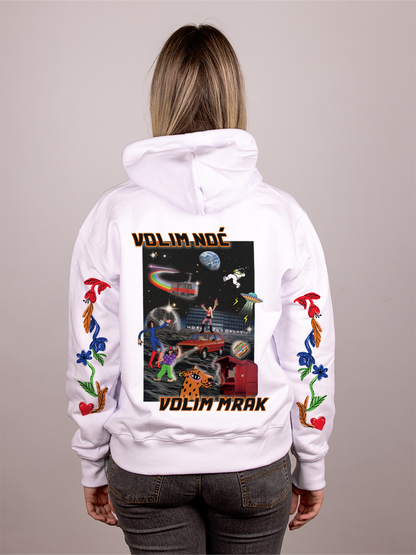 Volim noć volim mrak - Ženski duks sa kapuljačom