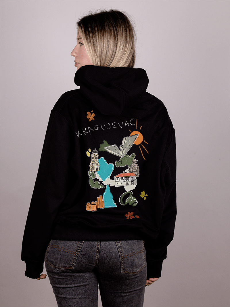 Kragujevac  - Ženski duks sa kapuljačom