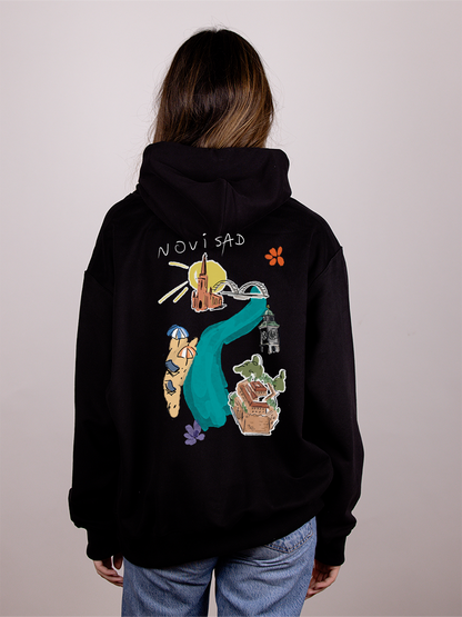 Novi Sad - Ženski duks sa kapuljačom