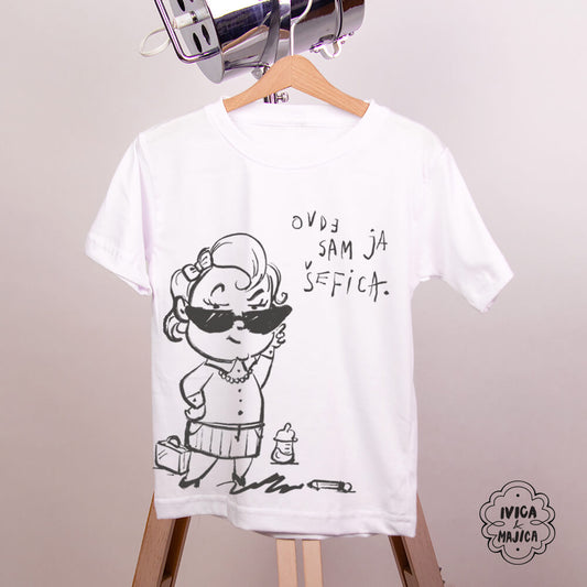 Ovde sam ja šefica – Dečija majica