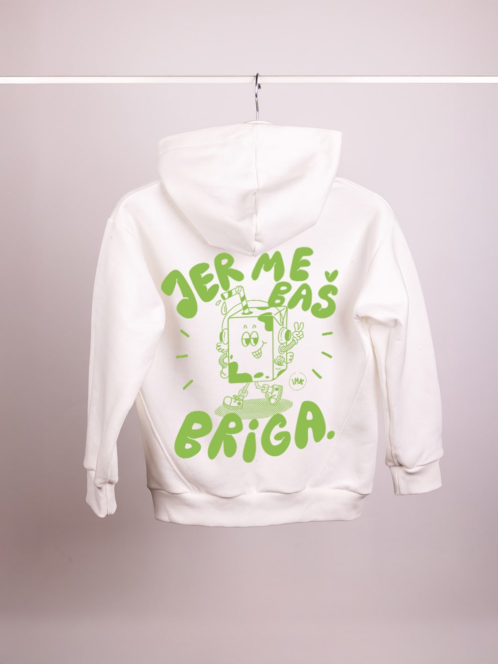 Jer me baš briga – Dečiji duks sa kapuljačom