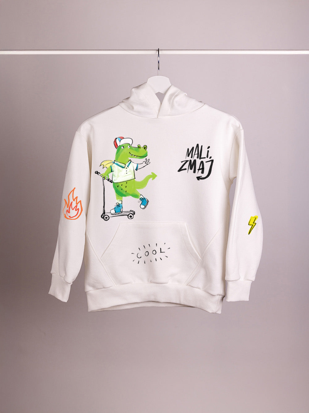 Mali zmaj – Dečiji duks sa kapuljačom