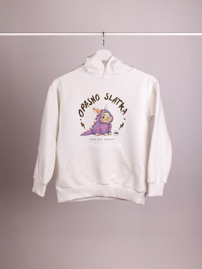 Opasno slatka zeka – Dečiji duks sa kapuljačom