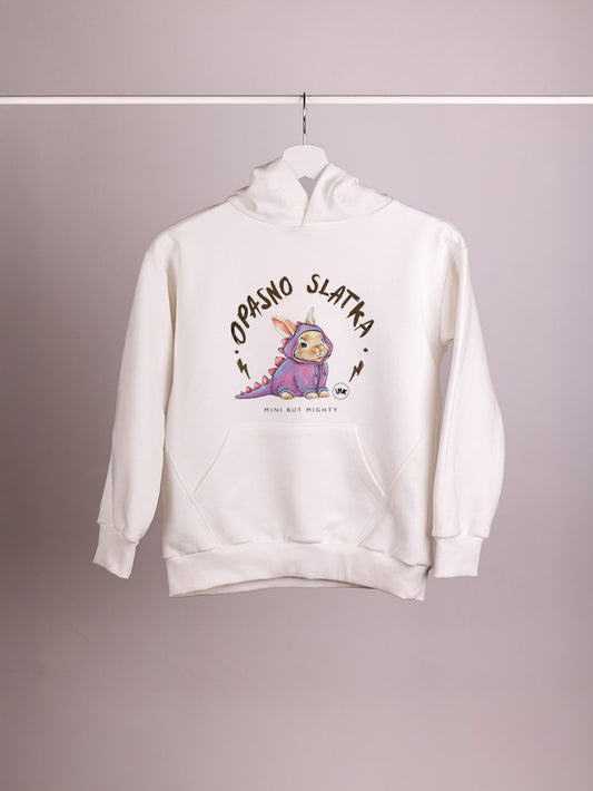 Opasno slatka zeka – Dečiji duks sa kapuljačom