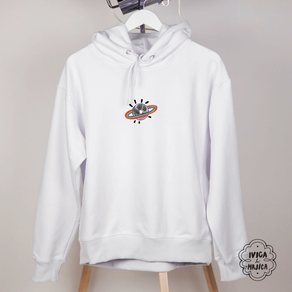 Volim noć volim mrak – Muški duks sa kapuljačom