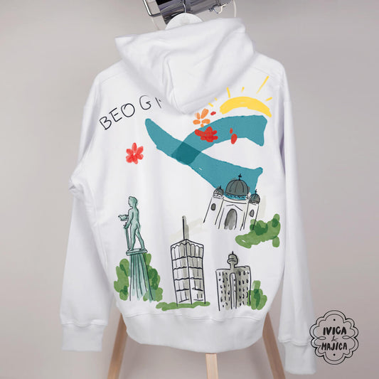 Beograd – Muški duks sa kapuljačom