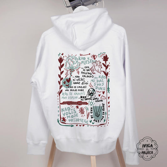 Ljubav je – Muški duks sa kapuljačom