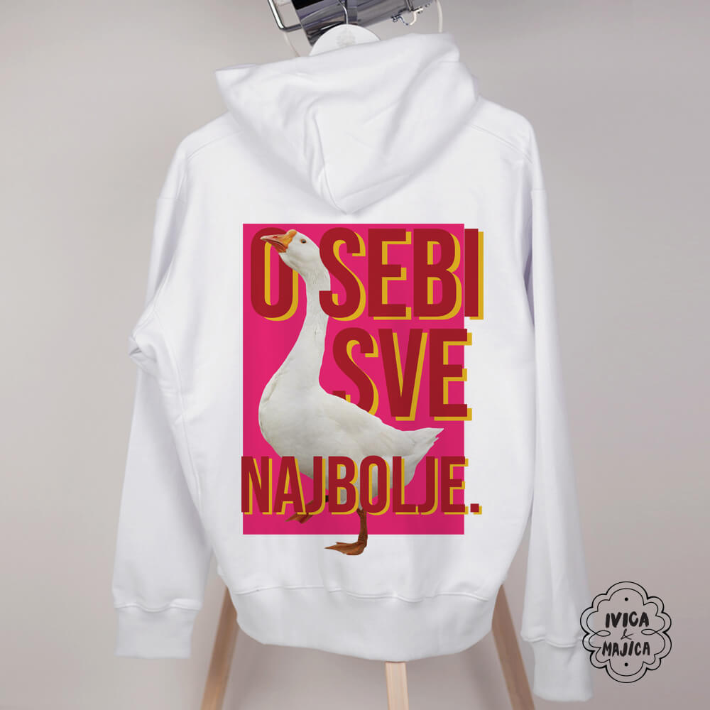 O sebi sve najbolje – Muški duks sa kapuljačom