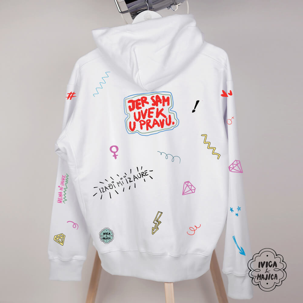 Samoljubiva – Ženski duks sa kapuljačom