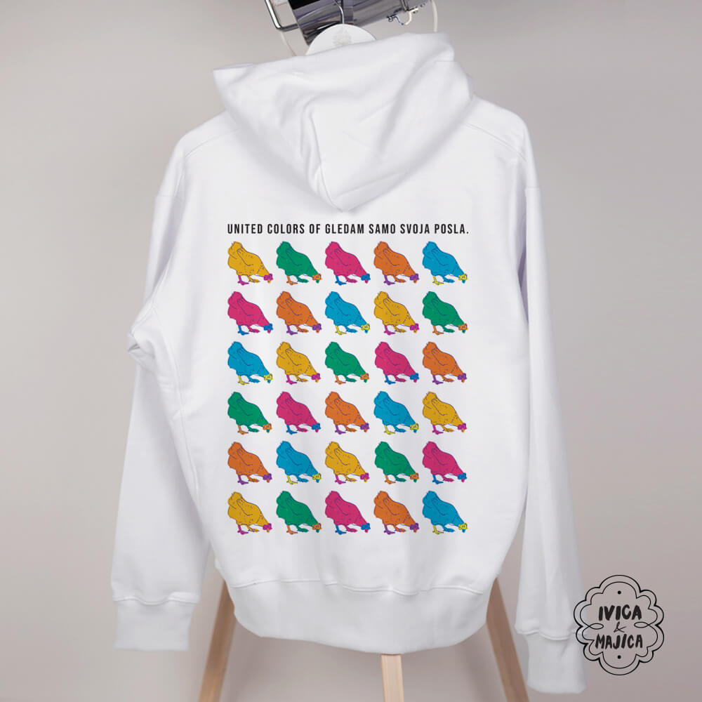 United colors of gledam samo svoja posla – Ženski duks sa kapuljačom