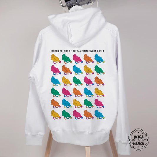 United colors of gledam samo svoja posla – Ženski duks sa kapuljačom