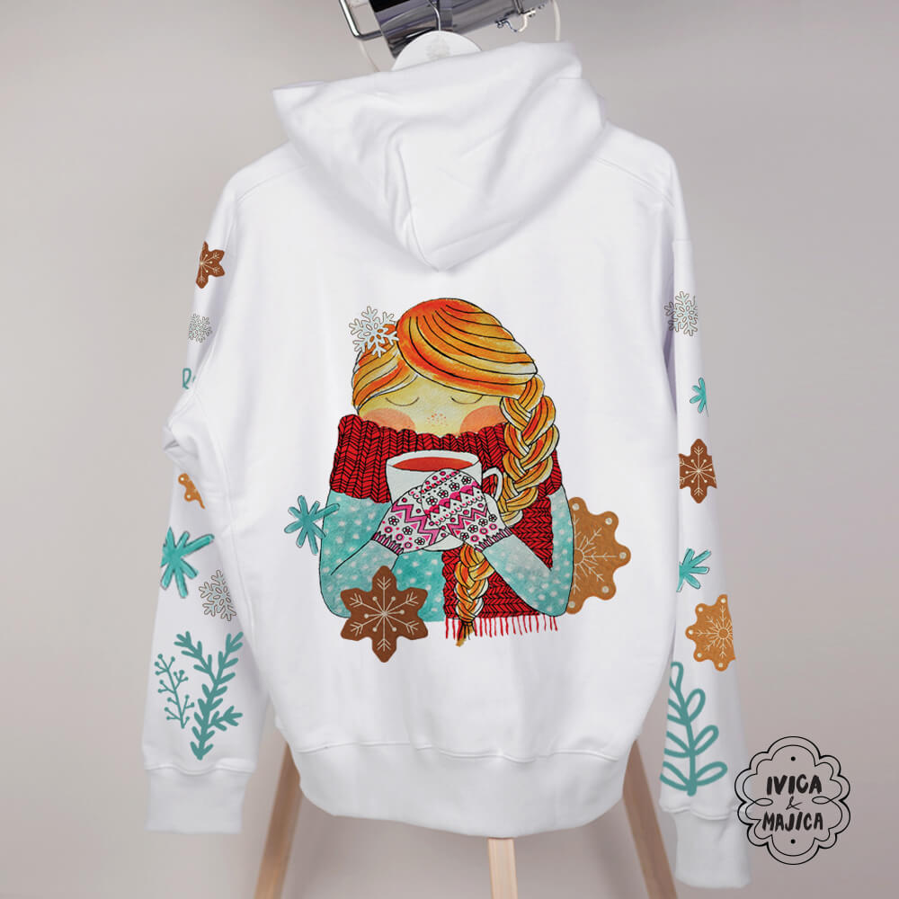 Zimogrožljiva – Ženski oversize duks