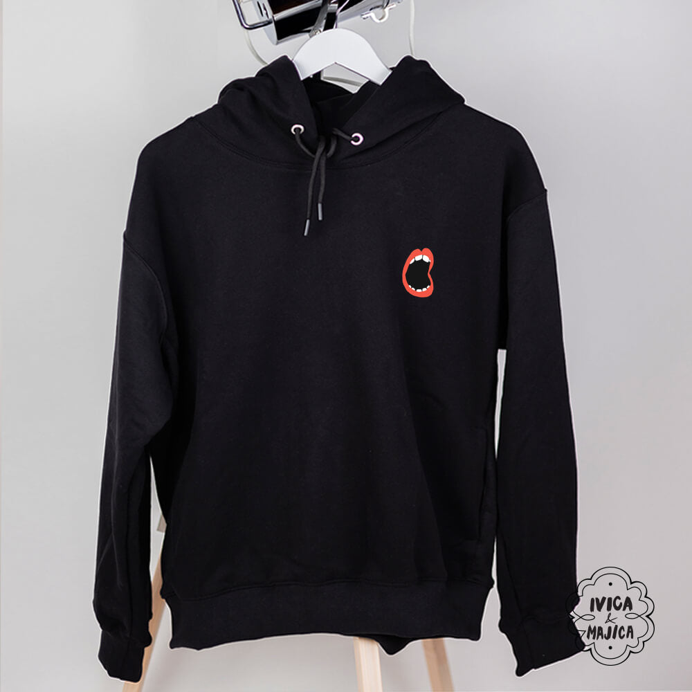 Ja se ne derem, ja tako pričam – Ženski duks sa kapuljačom