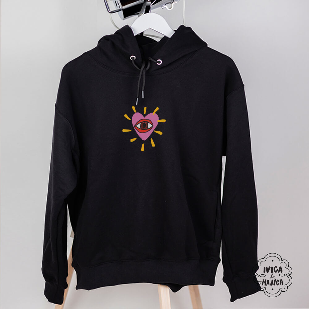 Lepa sam iznutra – Ženski duks sa kapuljačom