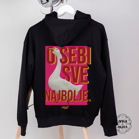 O sebi sve najbolje – Muški duks sa kapuljačom