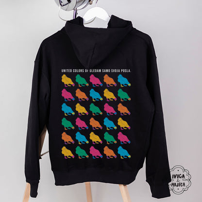 United colors of gledam samo svoja posla – Ženski duks sa kapuljačom