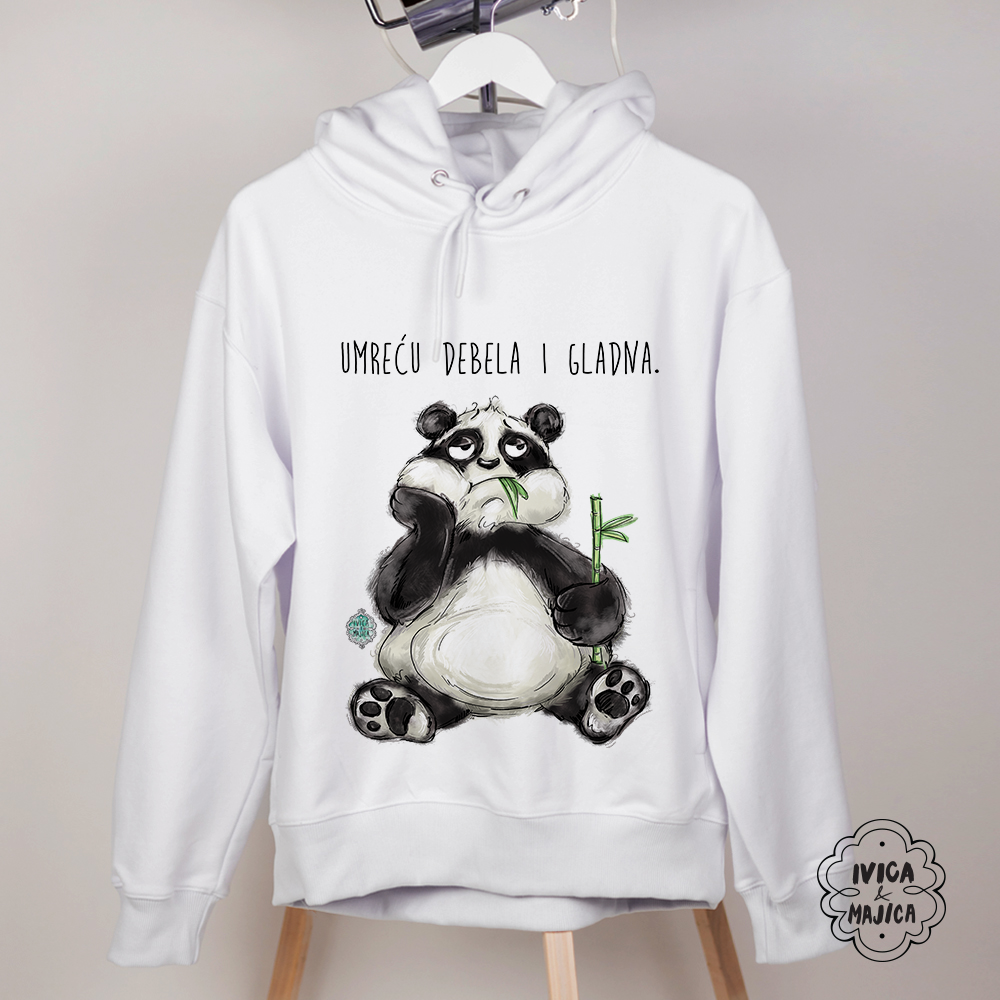 Umreću debela i gladna - Ženski duks sa kapuljačom