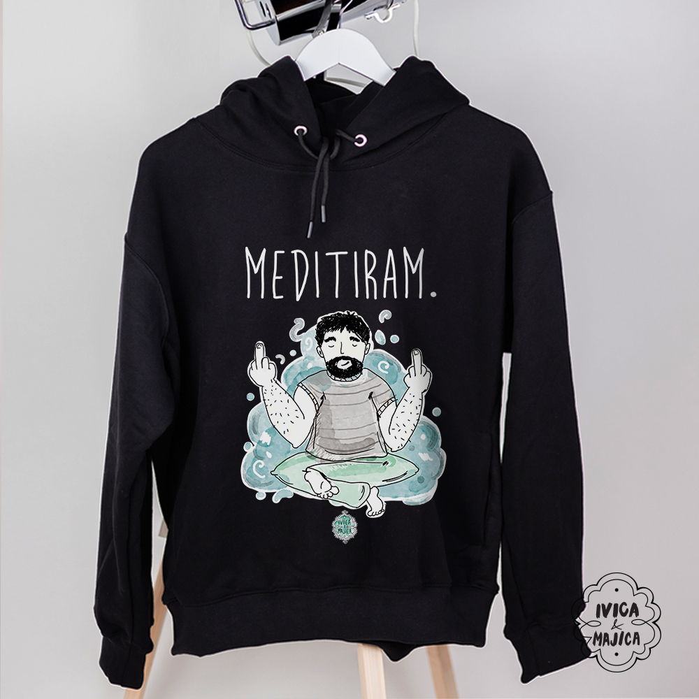 Meditiram - Muški duks sa kapuljačom