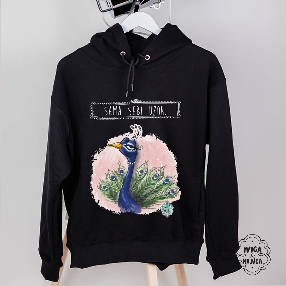 Sama sebi uzor - Ženski duks sa kapuljačom