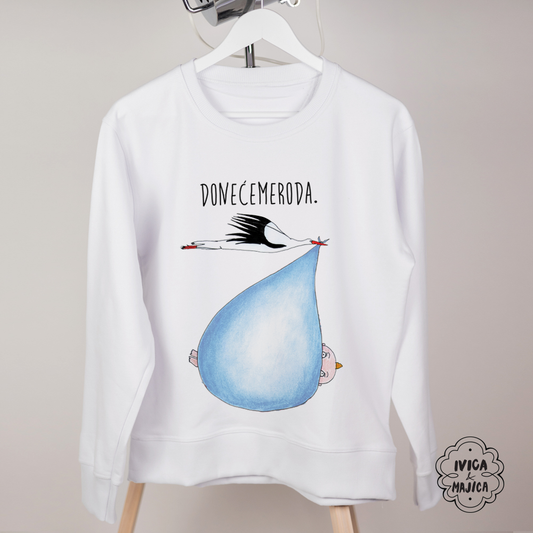 Doneće me roda (plava) - Ženski duks