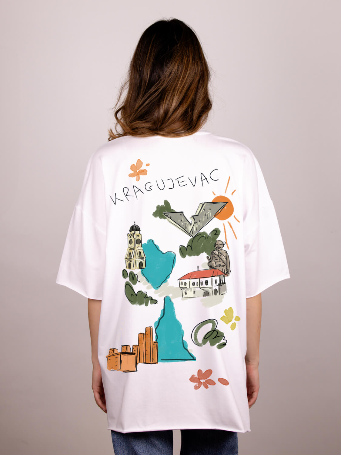 Kragujevac – Ženska oversize majica