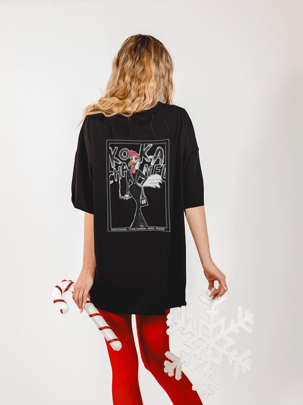 Koka Chanel - Ženska oversize majica