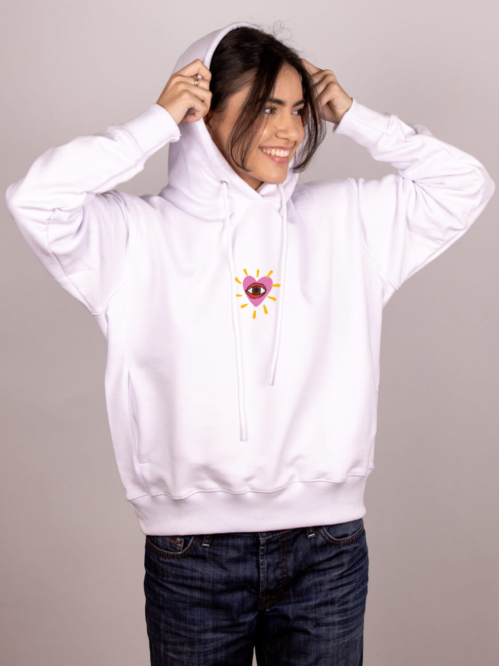 Lepa sam iznutra – Ženski duks sa kapuljačom