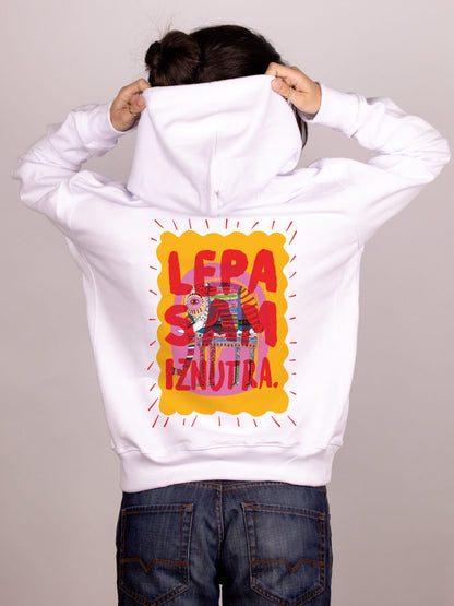 Lepa sam iznutra – Ženski duks sa kapuljačom