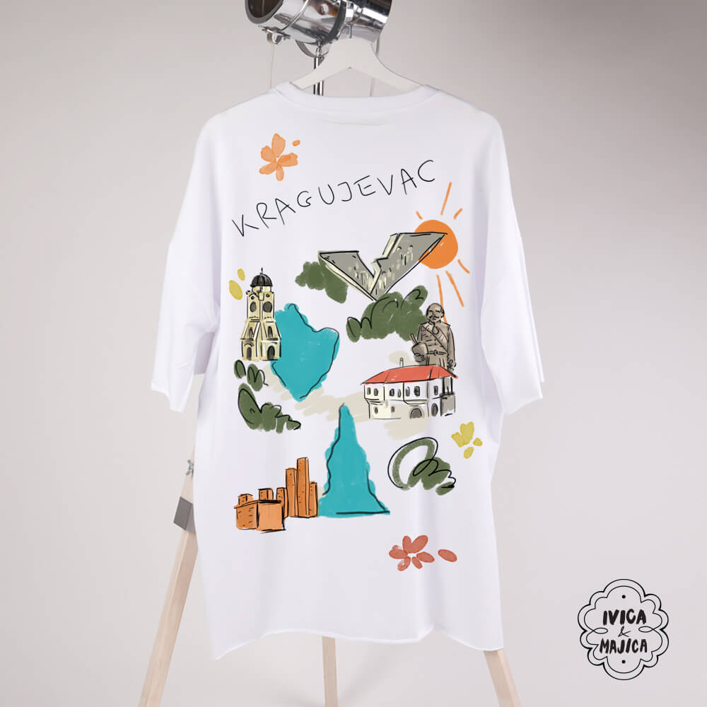 Kragujevac – Ženska oversize majica